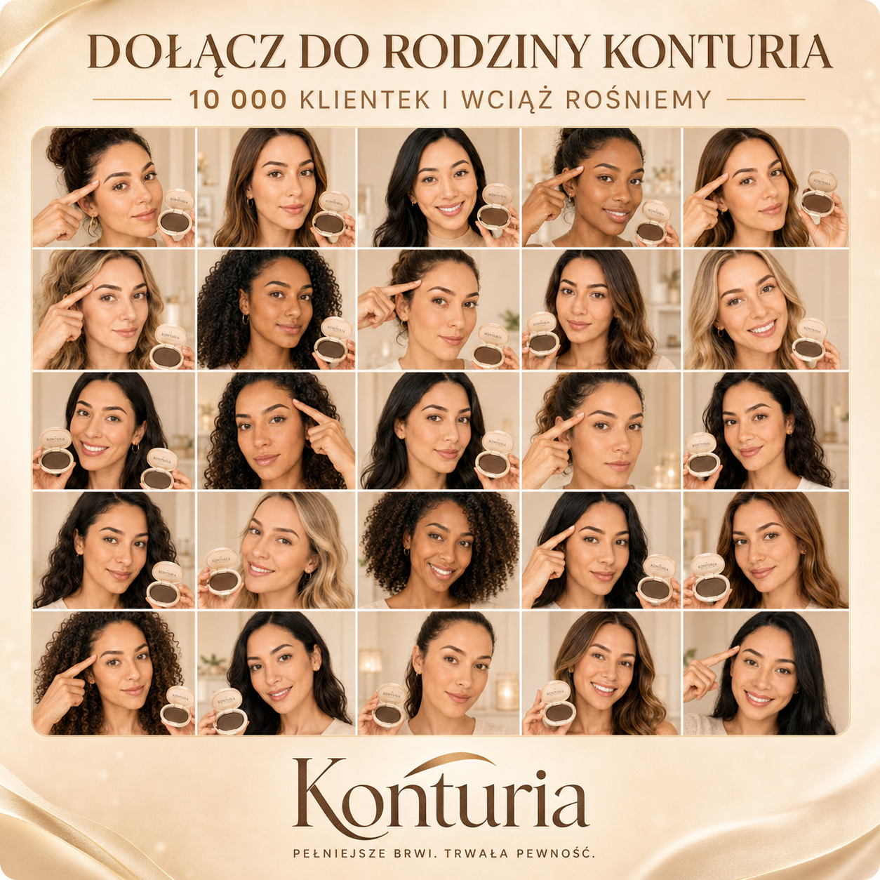 KONTURIA™ - stempel, który robi symetryczne brwi w 3 sekundy