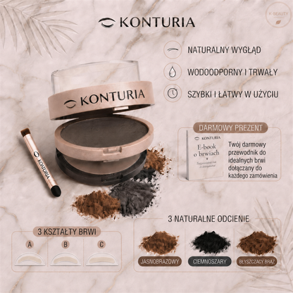 KONTURIA™ - stempel, który robi symetryczne brwi w 3 sekundy